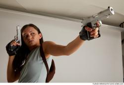 Shrima Action Pose With Guns